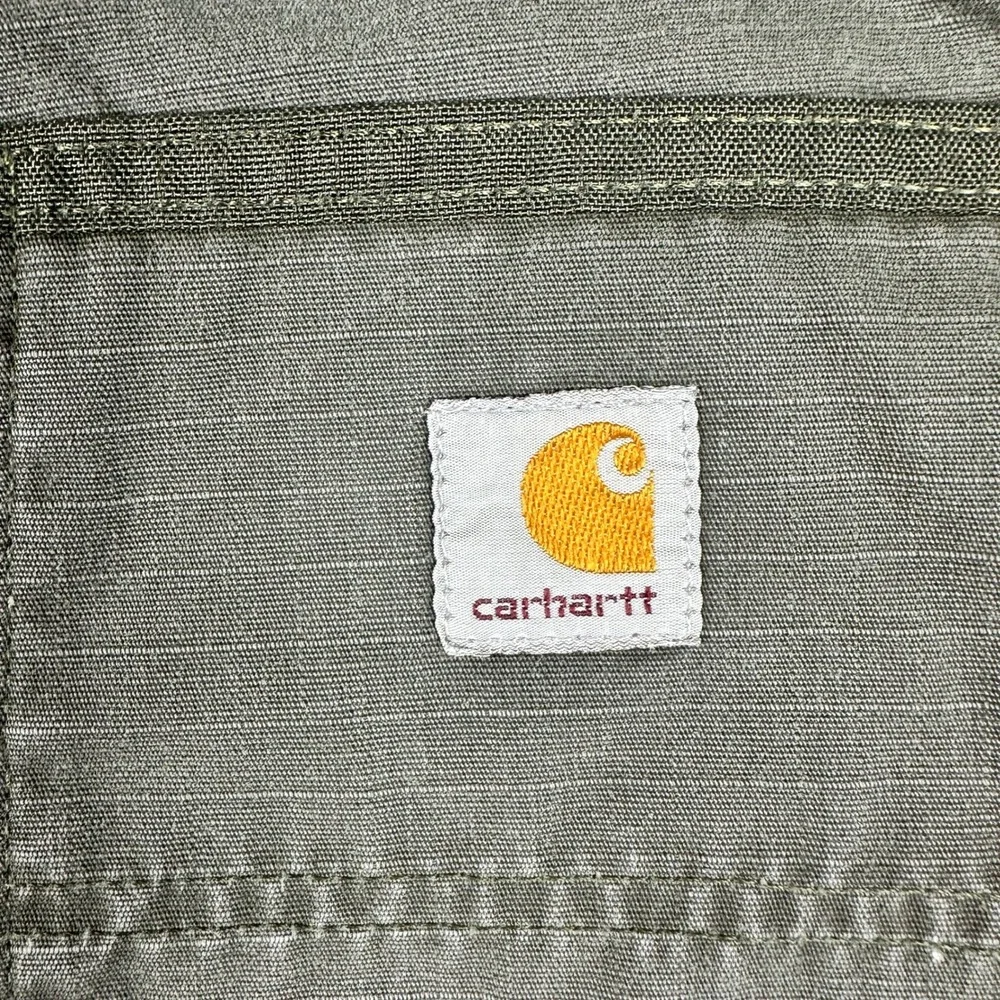 Carhartt‎ Double Knee Ripstop Cargo Work Pants Mens 36x32 Gray Utility B342
